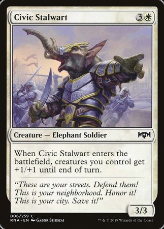 Civic Stalwart [Ravnica Allegiance]