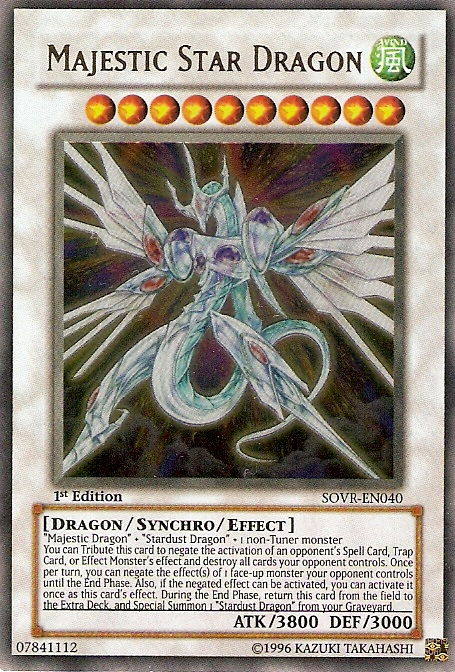 Majestic Star Dragon [SOVR-EN040] Ultra Rare