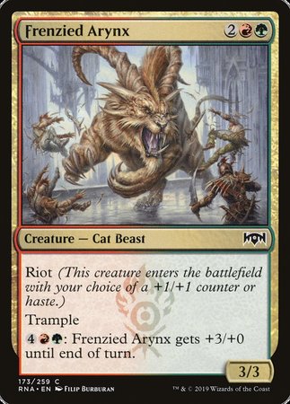 Frenzied Arynx [Ravnica Allegiance]