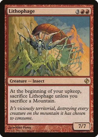 Lithophage [Duel Decks: Venser vs. Koth]