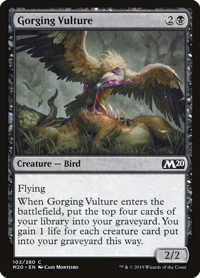 Gorging Vulture [Core Set 2020]