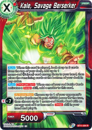 Kale, Savage Berserker (BT11-004) [Vermilion Bloodline]