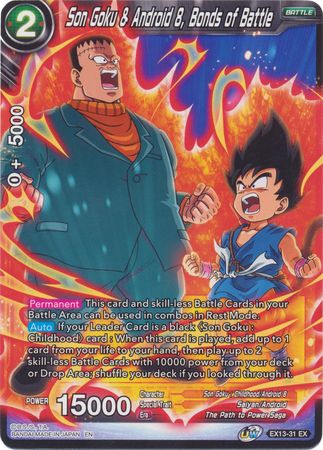 Son Goku & Android 8, Bonds of Battle (EX13-31) [Special Anniversary Set 2020]