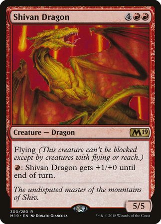 Shivan Dragon [Core Set 2019]