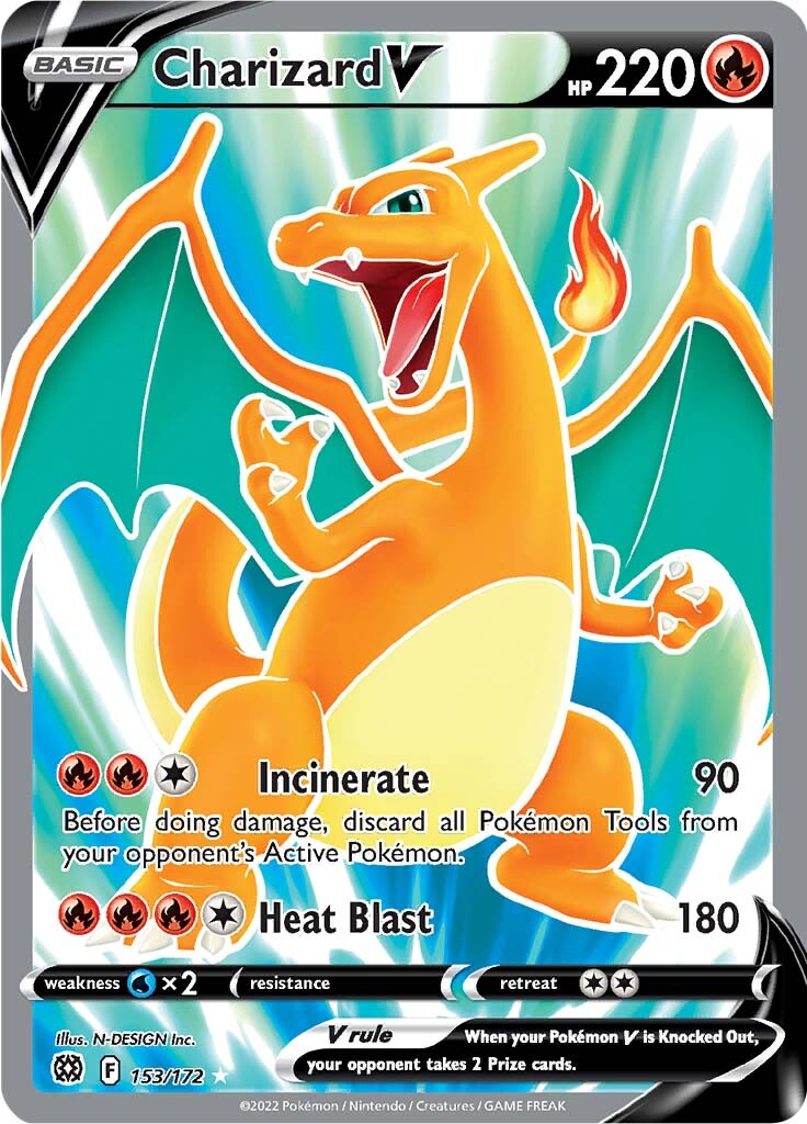 pokemon cards sword and shield charizard Pokmon TCG: & Shield: 10 Best Cards, Ranked Pokmon VMAX Charizard V (153/172) [Sword &