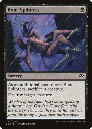 Bone Splinters [Duel Decks: Speed vs. Cunning]