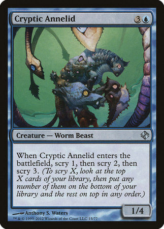 Cryptic Annelid [Duel Decks: Venser vs. Koth]