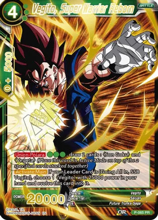 Vegito, Super Warrior Reborn (Gold Stamped) (P-065) [Mythic Booster]