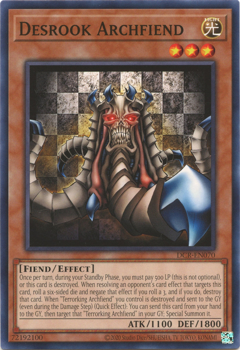 Desrook Archfiend (25th Anniversary) [DCR-EN070] Common