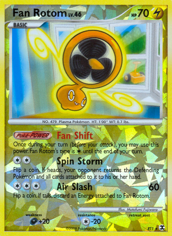 Fan Rotom (RT1) [Platinum: Rising Rivals]