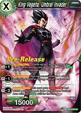 King Vegeta, Umbral Invader (BT13-064) [Supreme Rivalry Prerelease Promos]