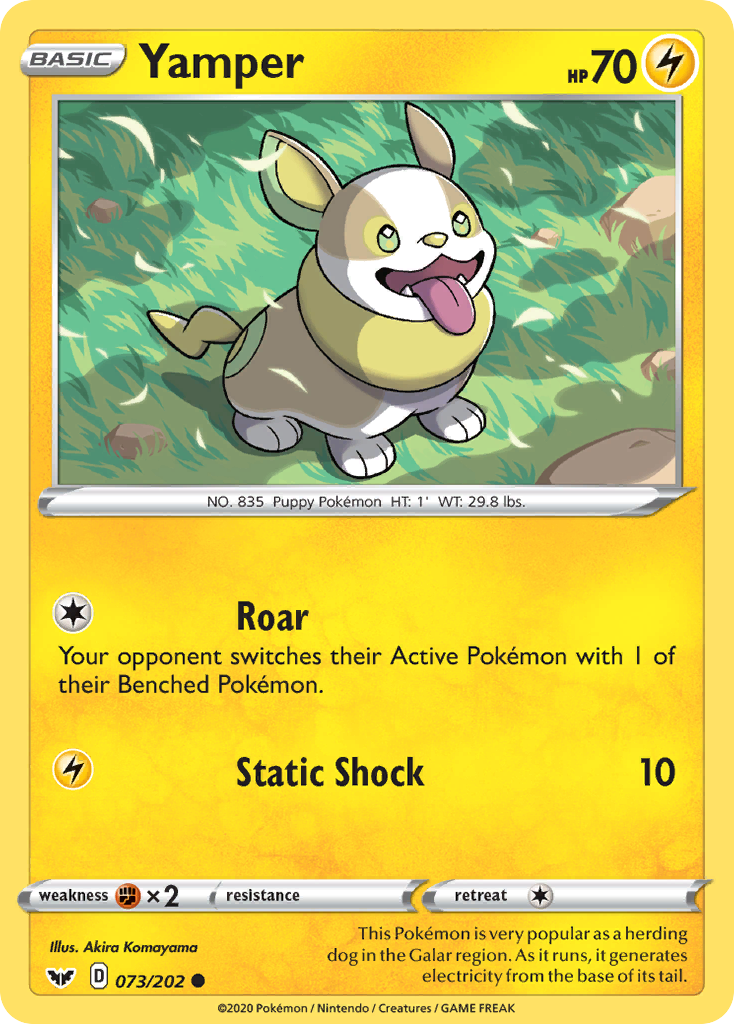 Yamper (073/202) [Sword & Shield: Base Set]